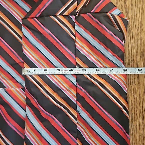 Dabney Lee Packable Travel Tote - Large capacity - black striped nylon - Picture 13 of 14